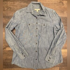 Banana Republic Heritage Size Medium Denim Long Sleeve Coastal Cowgirl Western